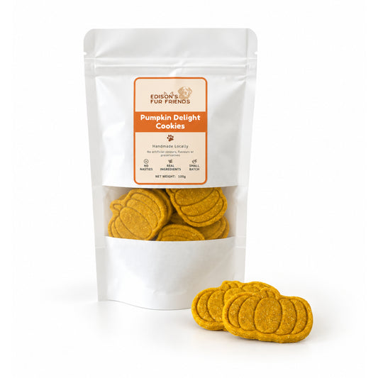 Pumpkin Delight Dog Treat Cookies