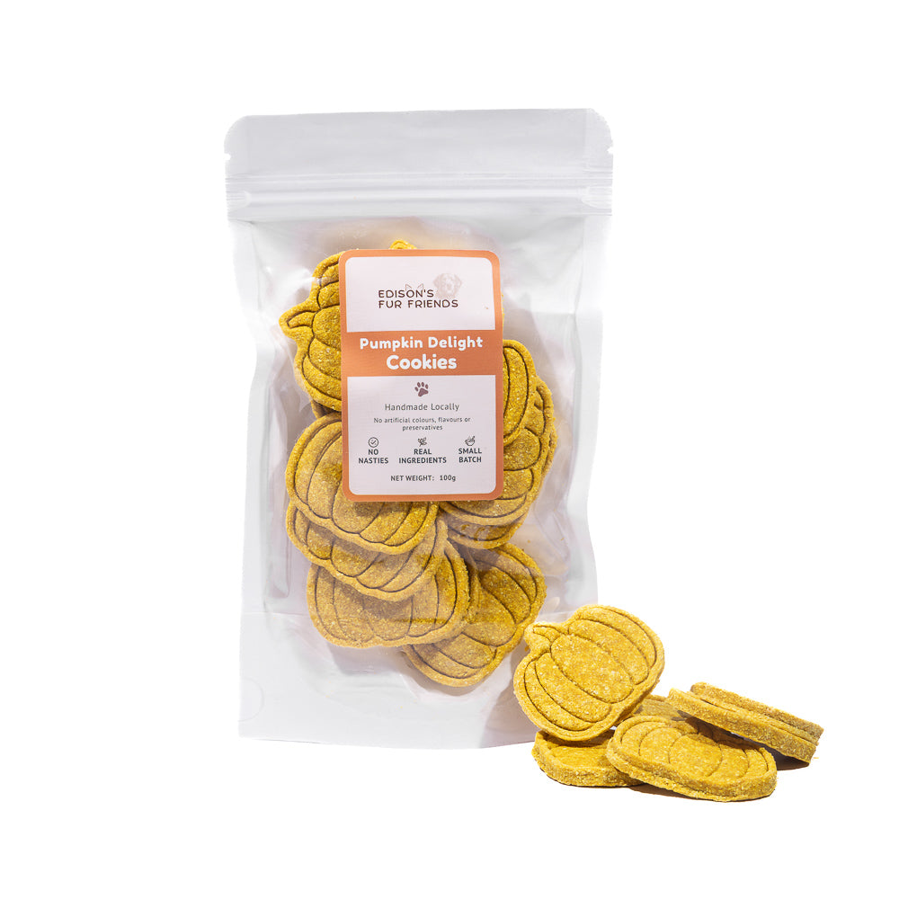 Pumpkin Delight Dog Treat Cookies